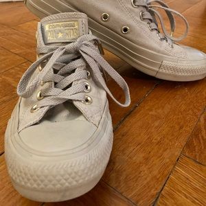 Solid Neutral, Low-Top Converse